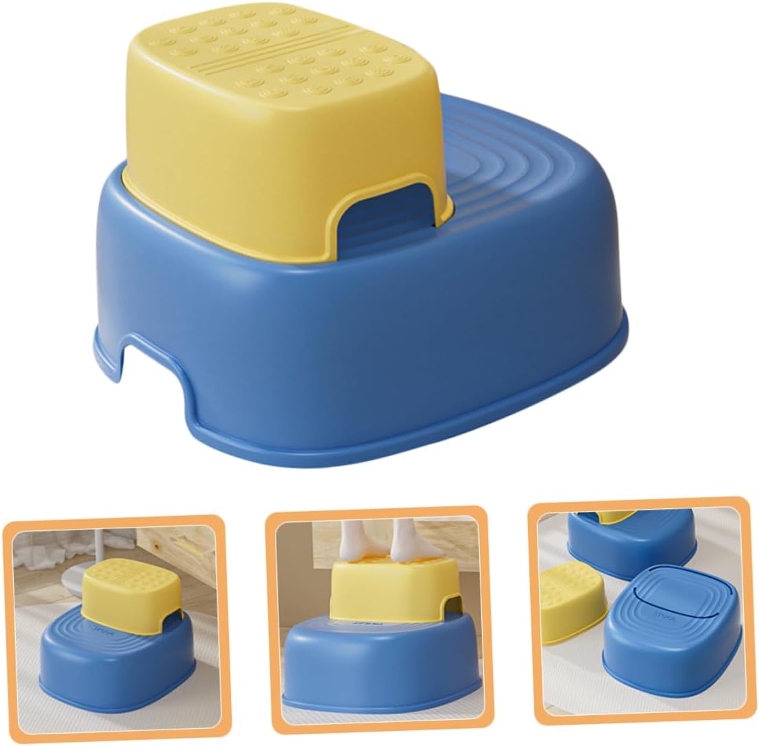 Hemoton Toilet Stool Step Stool for Boy Girl Portable Bathroom Footstool for Potty Training Non- Design for Boy Girl Use