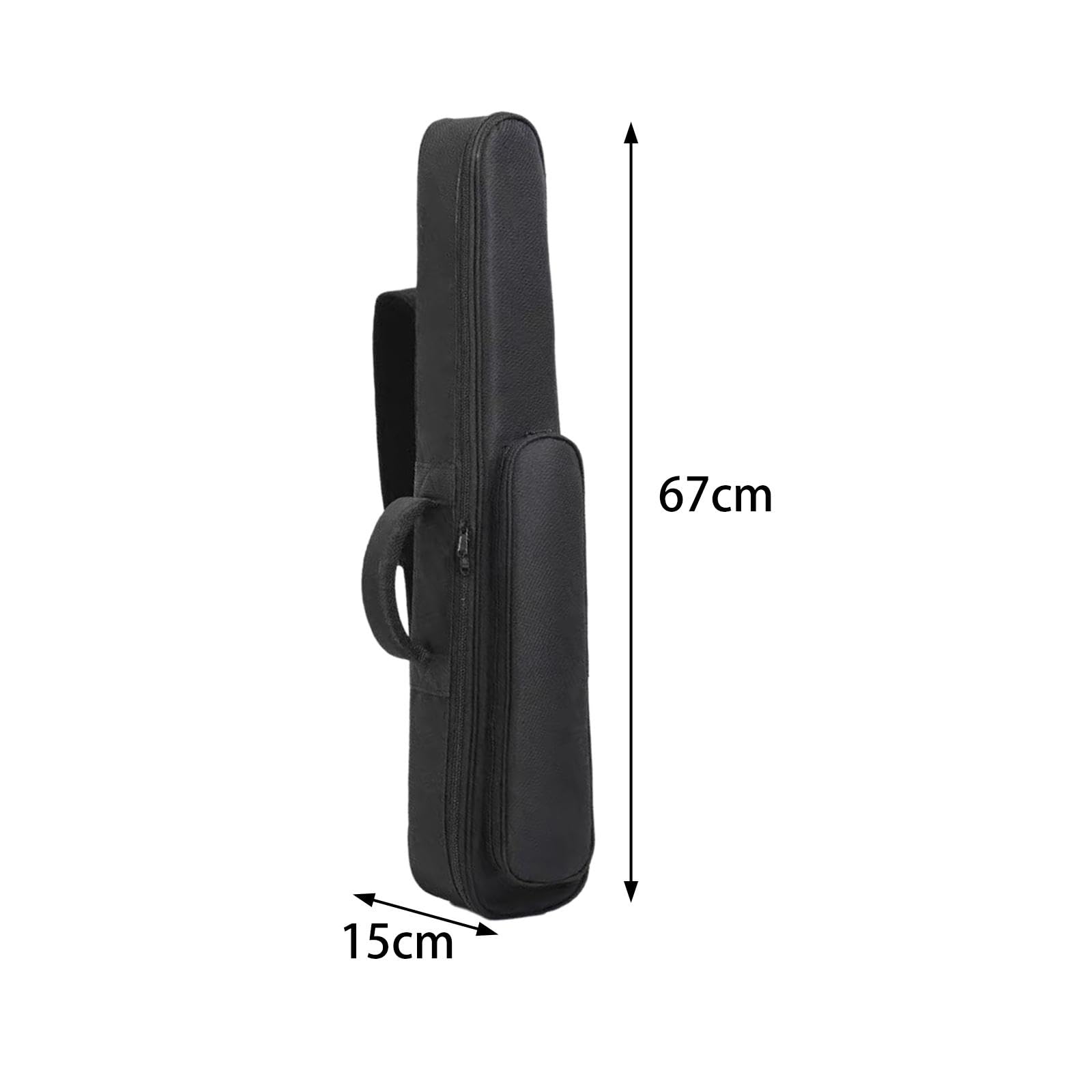 SM SunniMix Saxophone Storage Bag Sax Gig Bag Practical Waterproof Oxford Cloth Soprano Saxophone Case Handbag for Flute Straight Sax Gig, M