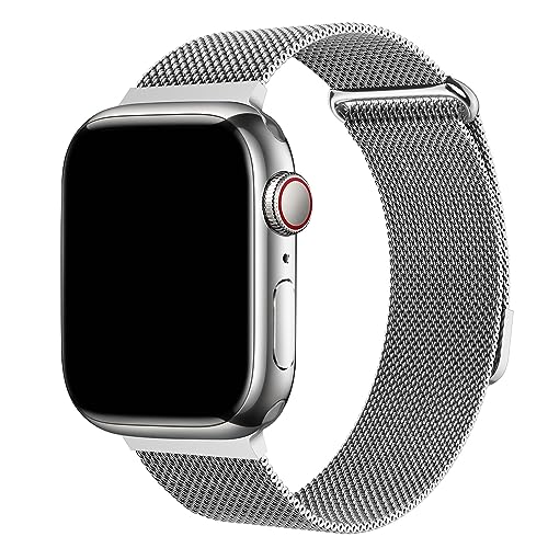 Il design del cinturino magnetico a doppio strato assicura che l'orologio sia sicuro e stabile durante l'uso, facilmente regolabile per adattarsi a polsi grandi o piccoli, con un magnetismo super forte, che può essere utilizzato per fissare facilmente il cinturino per tutto il giorno e mantenerlo sicuro o stretto per lungo tempo.