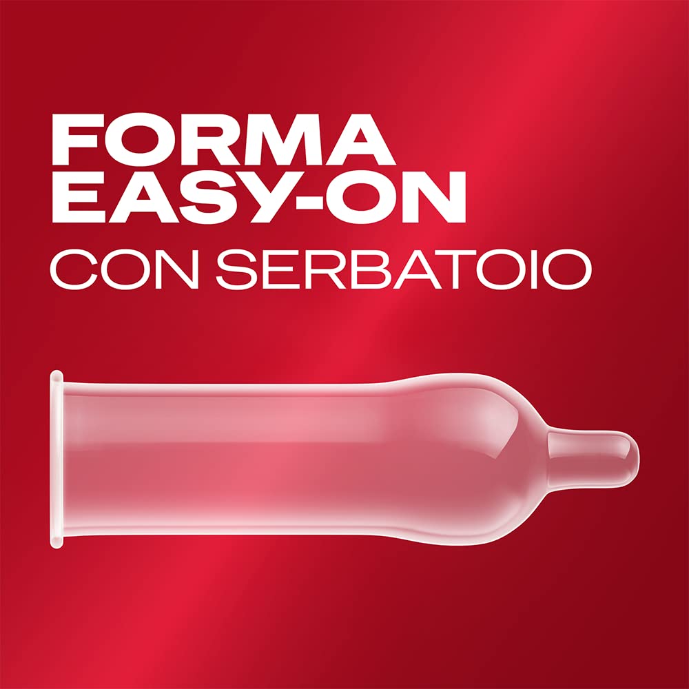 Durex SuperSottile, Preservativi Ultra Sottili Vestibilità Aderente, 100 Preservativi, 10 confezioni da 10 Profilattici