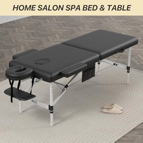 Image of KCC Memory Foam Massage Table,28 Inchs Wide Portable Foldable Massage Bed