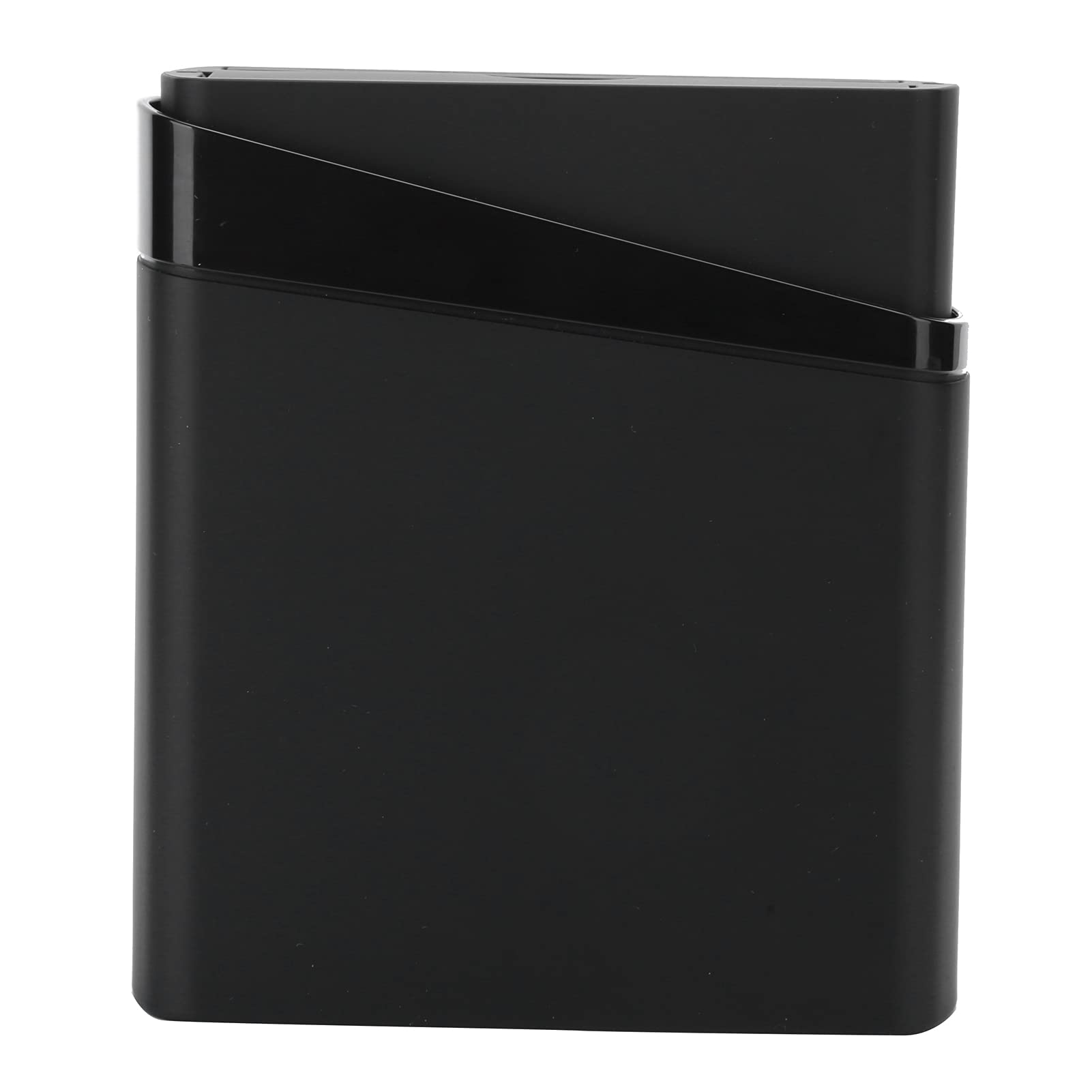 KUIDAMOS Tragbares Mundpflege-Reiseset mit Bartpflege und Rasierset für den Familiengebrauch – Umweltfreundliches ABS-Material, 11,3 X 9,7 X 4 Cm (schwarzes Rasierset)