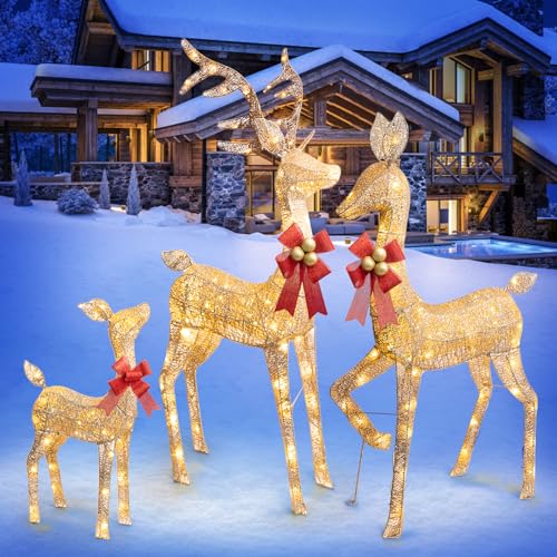 The 10 Best Lighted Yard Reindeer Reviews & Comparison Glory Cycles