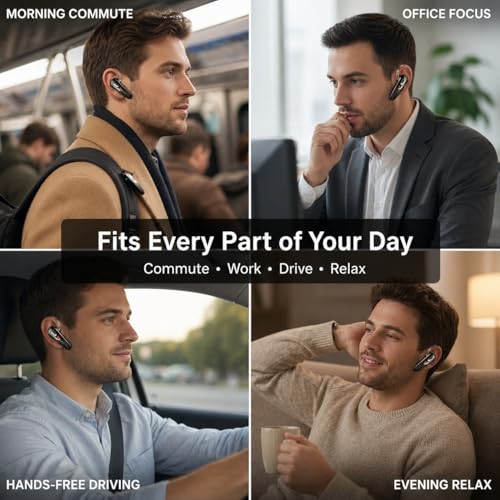 Auricular Bluetooth In Ear con Cancelación de Ruido y Micrófono miniatura 6