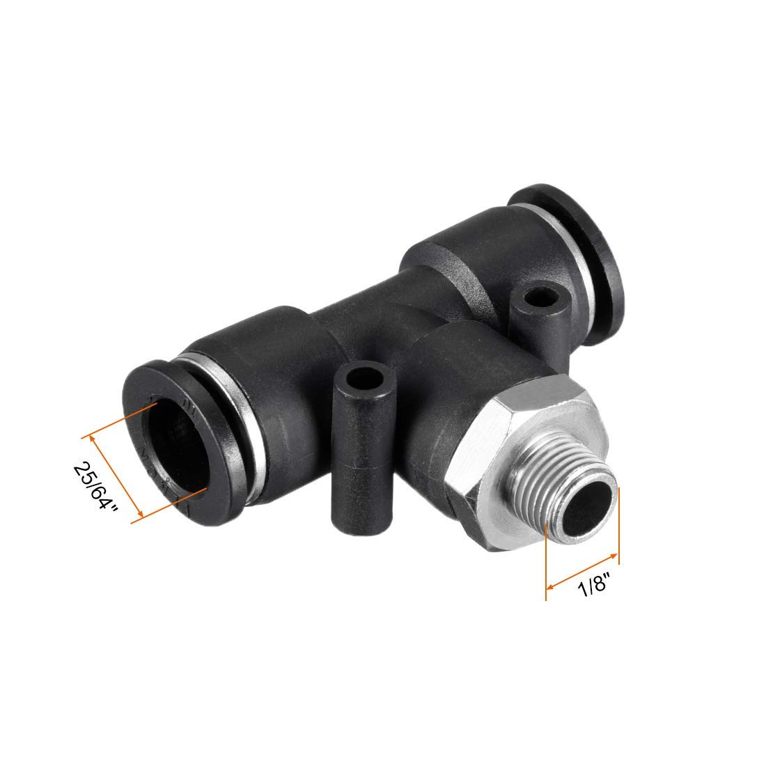 25PZ RACCORDO A T MASCHIO PER TUBO IN POLIETILENE Mm. 32x1x32 - Foto 7