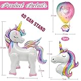 Zoom IMG-2 decorazioni compleanno unicorno femminuccia 4d Zoom IMG-2 decorazioni compleanno unicorno femminuccia 4d