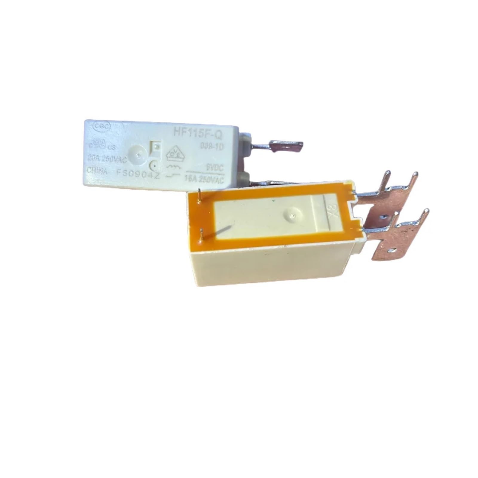 Relais HF115F-Q-009-1DG - 9V DC, 16A 250V AC - Pour Applications De Contrôle Et De Commutation électrique, Montage Sur Circuit Imprimé - 14