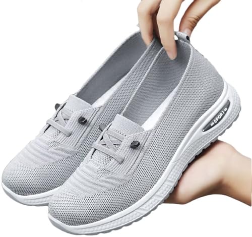 Women's Orthopedic Mesh Walking Shoes Athletic Sport Running Sneakers Slip-on Cozy Breathable2
