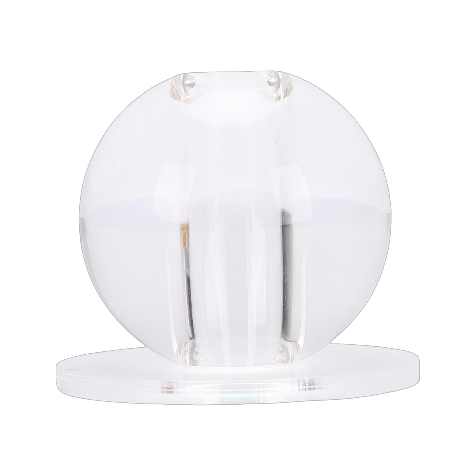 Cocoarm Entraîneur de Course de Queue de Billard en Verre 56 Mm avec Trou de Visée de 18 Mm, Base Antidérapante pour Débutants et Joueurs Avancés, Pratique en Club à Domicile