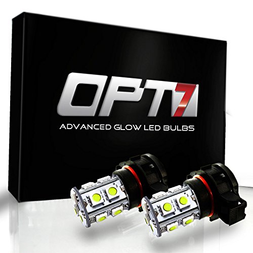 OPT7 Show Glow G1 5202 2504 LED Fog Light Bulbs - 10000K Deep Blue @ 225 LMS per Bulb - All Bulb Sizes and Colors - 1 Year Warranty (Pack of 2)