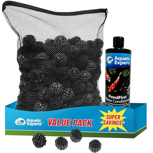 Bolitas Bio Aquatic Experts 1.5" 300 unidades + acondicionador miniatura 1
