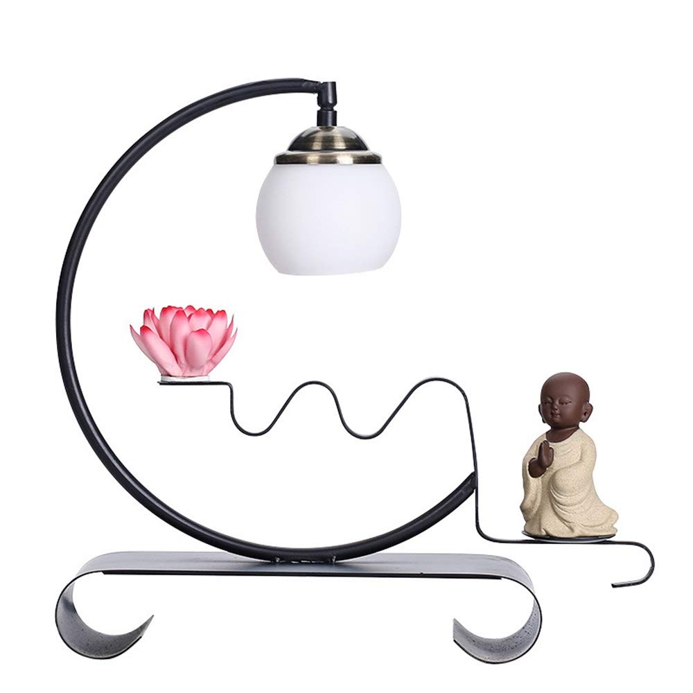 Kadzidełka w klasycznym stylu, naczynie do wędzenia z przepływem wstecznym, światło nocne, lampa kadzidełkowa lotosu, lampa stołowa, dekoracja do domu, biura, jogi (jeden rozmiar), A, rozmiar