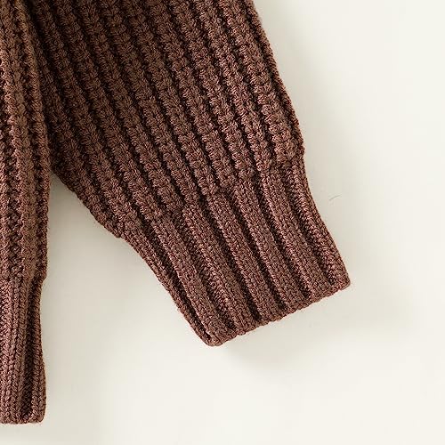 YOUNGER STAR Toddler Baby Girls Boys Knit Sweater Pullover Long Sleeve Sweatshirt Fall Winter Clothes4