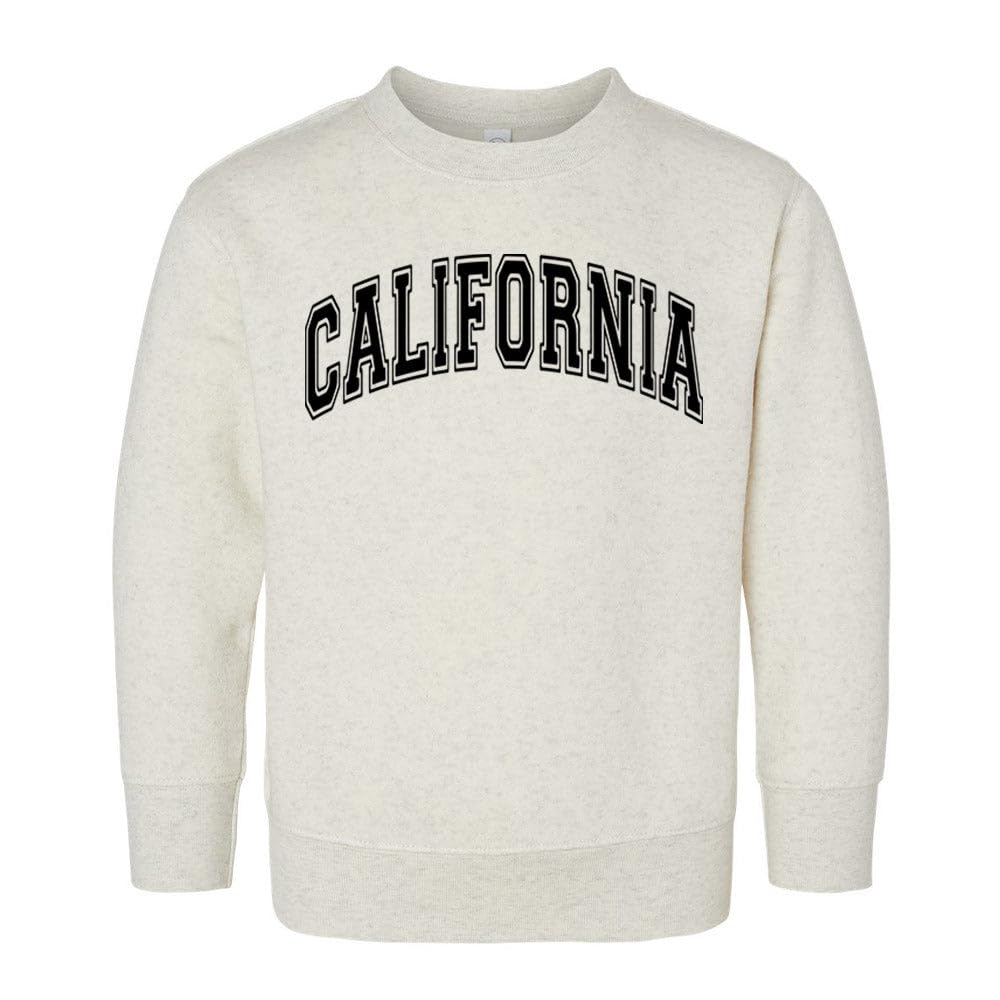 Arch California Kids Sweatshirt Toddler 5T Natural Heather