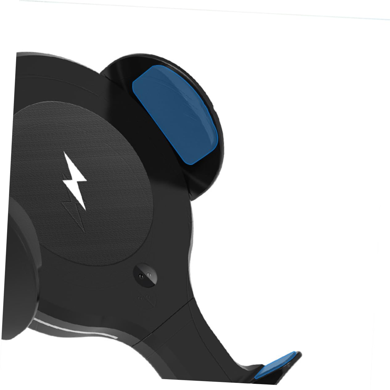 SHINEOFI Caricatore per Macchina Wireless da 10w Supporto per Telefono Auto, Ricarica Automatica e Porta Telefono per Cruscotto o Bocchetta D'aria in Abs e Pom