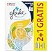 Glade Touch & Fresh (Brise One Touch), 2+1 Nachfüller für das Mini Spray, Raumduft, Fresh Lemon (3x10 ml), 30 ml