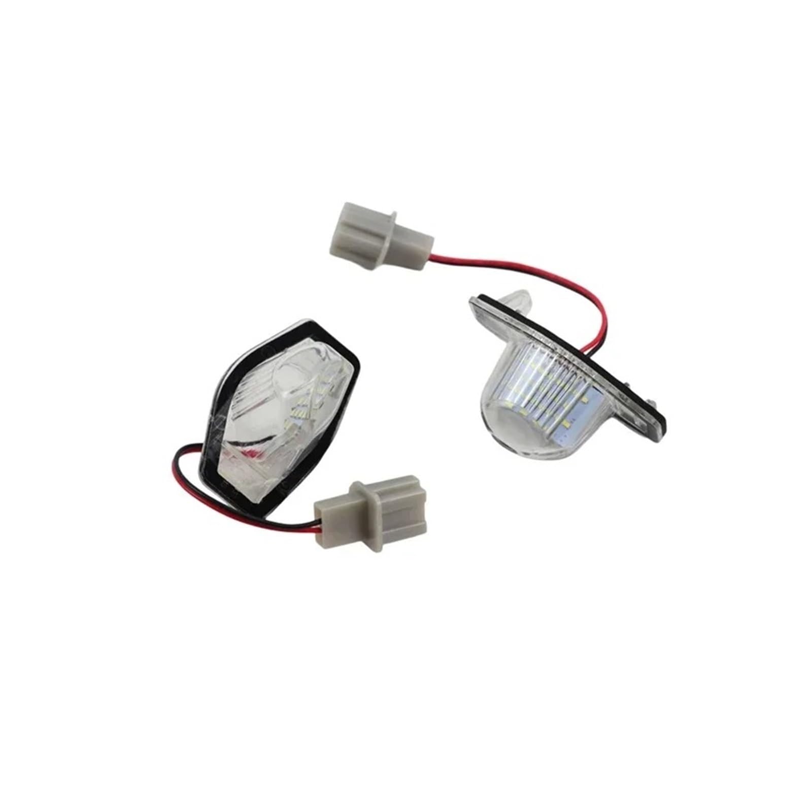 Iluminación De Matrícula Para Crv Fit Para Odyssey Jazz Para Hrv Frv CR-V Stream 12V Lámpara Con Números Xenón Blanco 6000k 2 Uds Lámparas Luz LED Matrícula