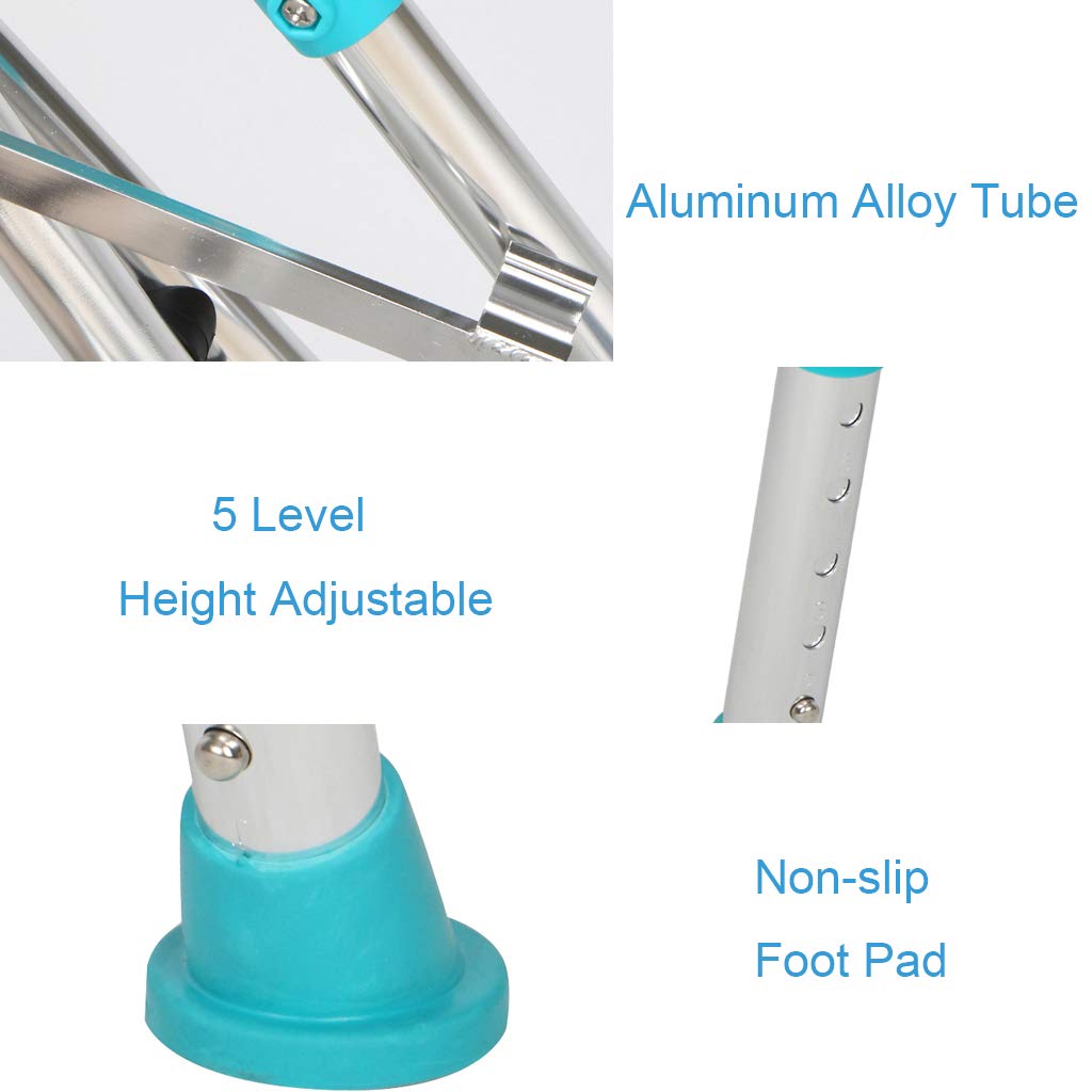 Sedia da Toilette - Sedia da Comoda per WC o Doccia per Uso Pesante Sedia da vasino da Comodino per Adulti, Struttura di Sicurezza Medica Sedile WC per disabili Sedile WC Max. 150 kg