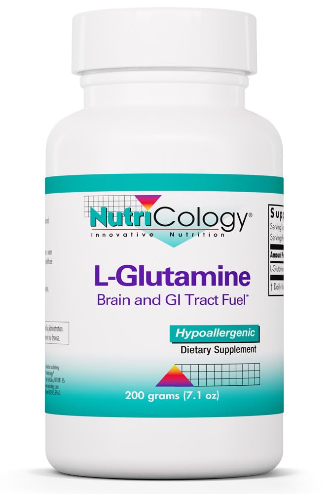 Allergy Research Group NutriCology L-Glutamine Powder, Unflavored, 7.1 oz