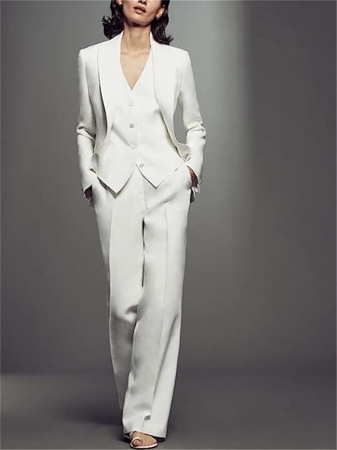 Business Suits for Women 3 Piece Suit Sets for Women Womens Tuxedo Womens Wedding Professional Outfits