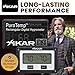 XIKAR PuroTemp Rectangular Digital Hygrometer – Digital Thermometer with Humidity Sensor – Temp and Humidity Monitor for Humidor, Easy to Calibrate, Fast Refresh Readings, Lightweight – Black
