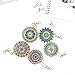 Huacan Diamond Painting Keychains for Kids and Adults Mandala Kits Diamond Painting Pendant Art Christmas Gift