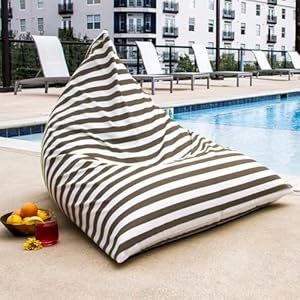 Brownpatiooutdoorbeanbagchairsize46lx40wx28hfadeuvweatherresistantremovablecoverwithchildproofzipperpolystyrenebeadfilling Urban Country Home Decor Brown patio outdoor bean bag chair size 46 l x 40 w x 28 h fade uv weather resistant removable cover with childproof zipper polystyrene bead filling urban country home decor