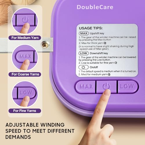 Image of The Helper for Knitting Enthusiast,Purple