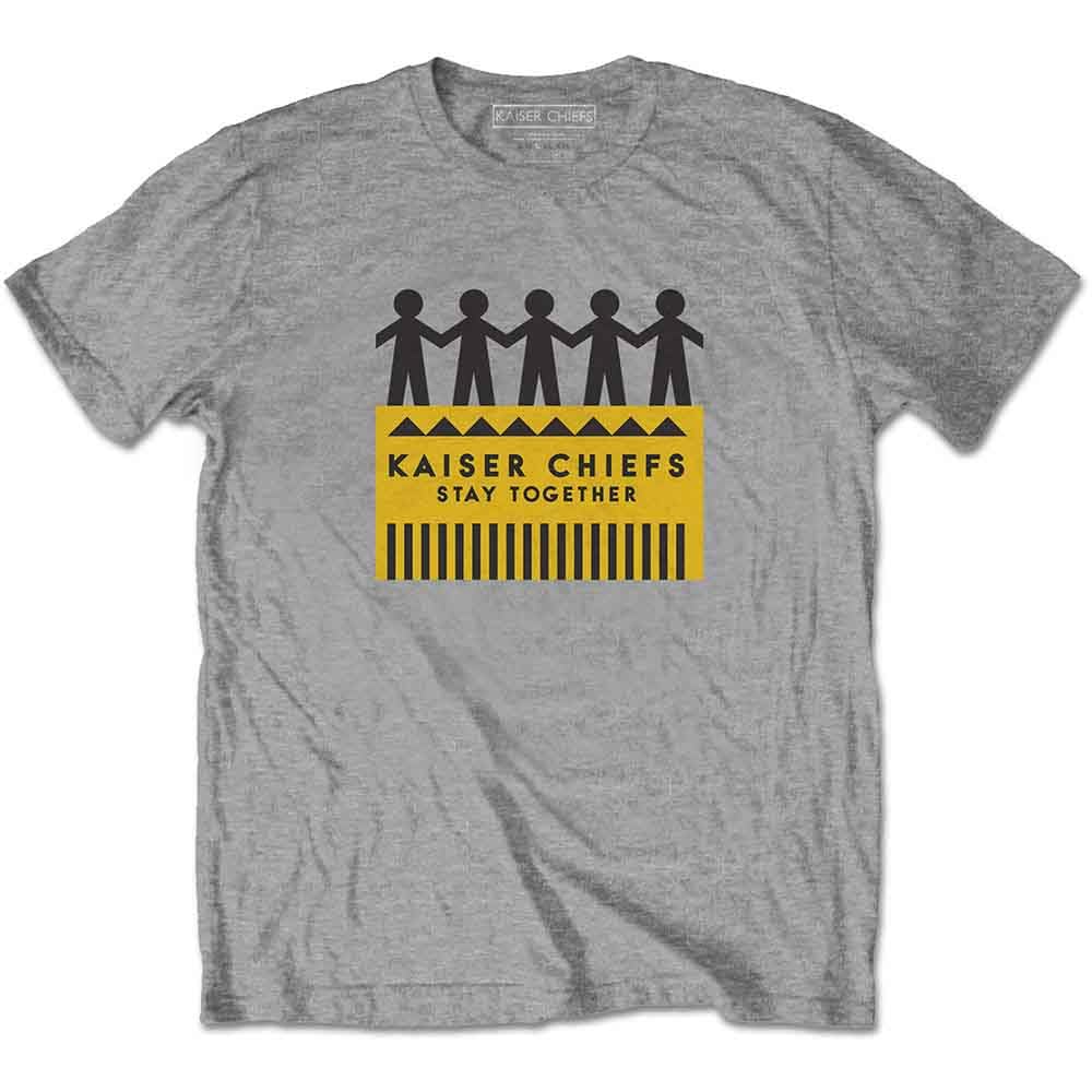 Kaiser Chiefs Men's KAISTS02MG02 T-Shirt, Marl Grey, Medium