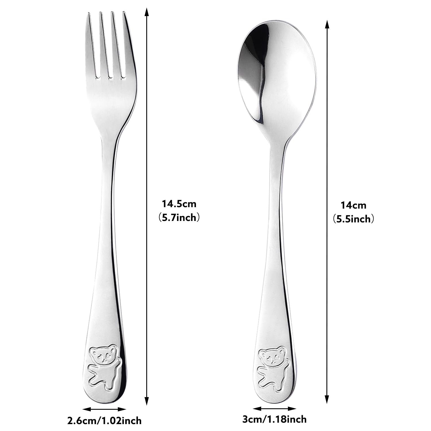 Forchetta + cucchiaio per bambini - AB Company