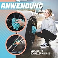 Nuke Guys Gamma Dryer S | Ultra saugstarkes handliches Trockentuch 1400 GSM blau 40x40cm | Fusselfrei, abgerundete sanfte Fasern, kratzerfrei | Premium Mikrofasertuch für Auto Motorrad Fahrrad – Ansicht 5