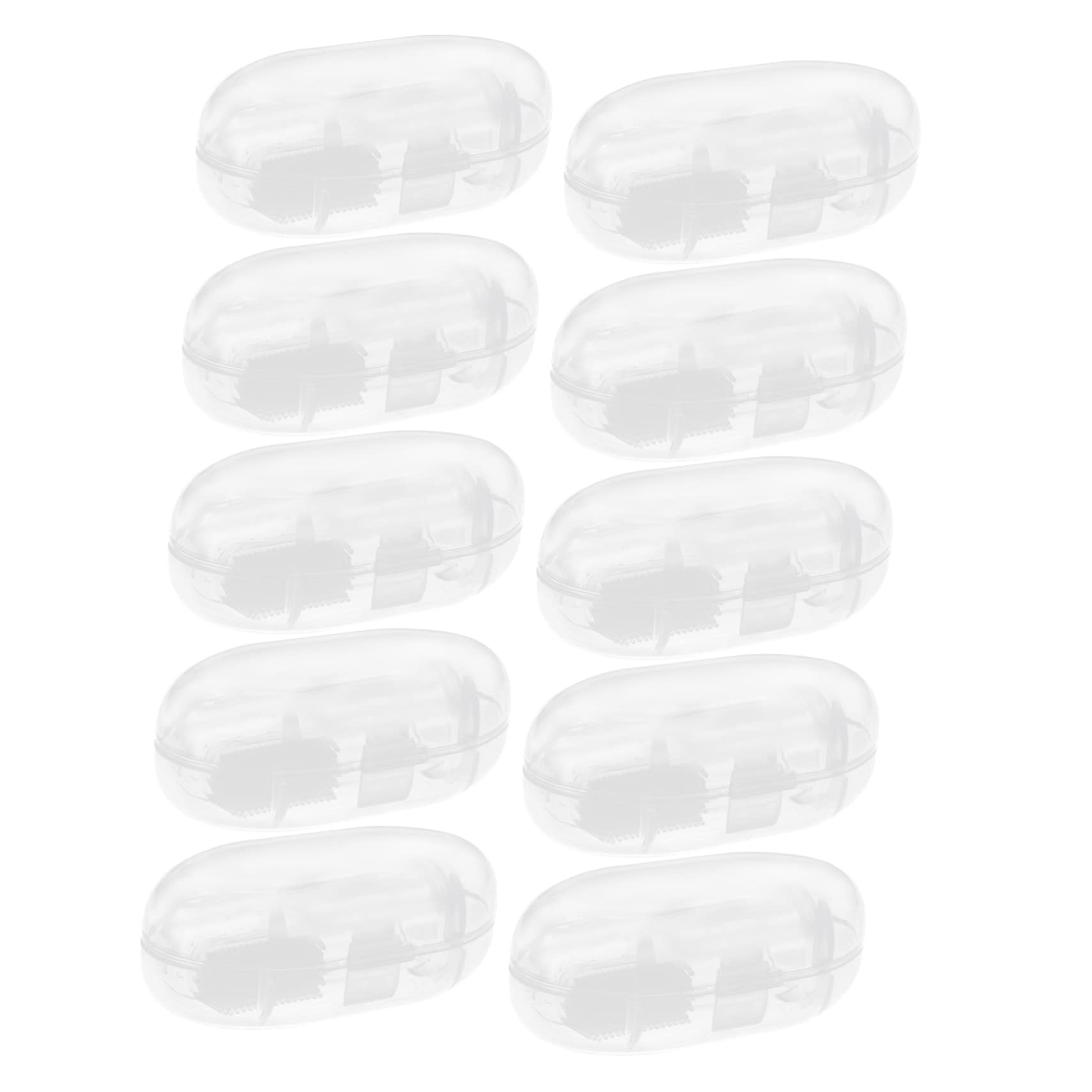 HANABASS 10 Sets Dog Toothbrushes Small Dog Tooth Brush Kit Pet Oral Massagers Silicone Pet Cleaning Tools