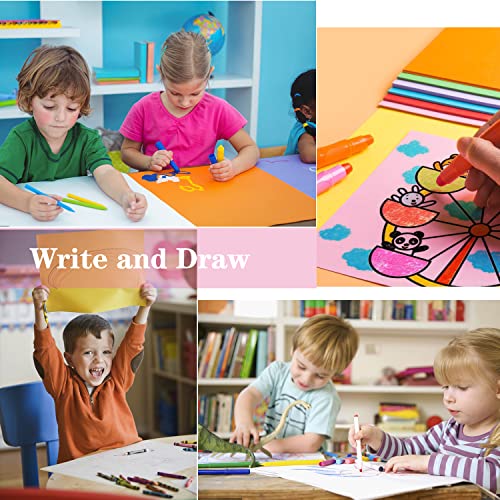 Buntes Tonpapier Azviey 100 Blatt A4 Bastelpapier in 20 Farben