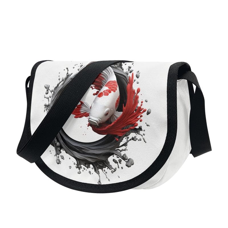 Rottweiler Dog Women's Large Tote Bag Fire Skull Messenger Bag Retro Tulip Flower Shoulder Bag for Travel College4