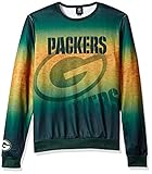 FOCO NFL Green Bay Packers Printed Gradient Ugly Sweater, Medium