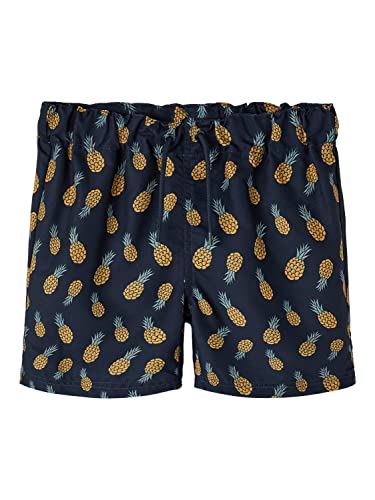 name it Boy's NKMZADDI Swim Shorts Box Badeshorts, Dark Sapphire, 140