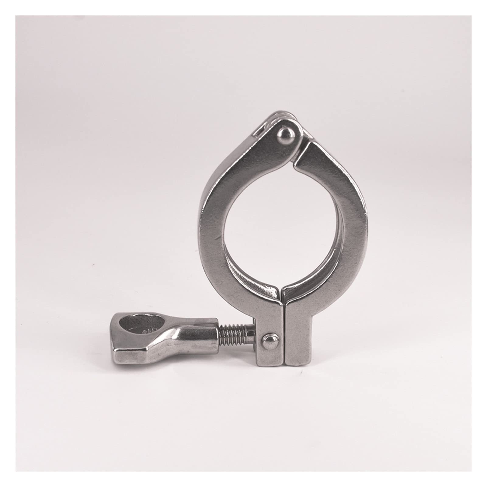 AVFORA Material de Servicio Pesado 1.5 "Tri Abrazadera Sus 304 Accesorio Sanitario Elaboración casera Cerveza 50.5 mm Férula O/D for Soporte de tubería