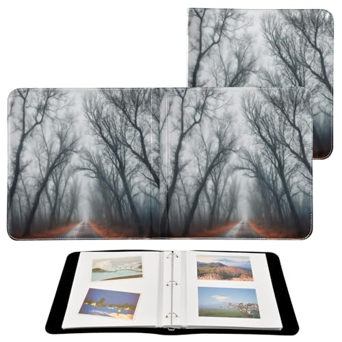 Álbum de Fotos Adhesivo DIY Scrapbook Álbum Camino Hacia el Cielo Nublado Encuadernador de 3 Anillos Libro de Fotos 40 Páginas 8x10 para Memoria miniatura 2