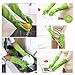 Bamllum 3 Pairs of Rubber Dishwashing Gloves for Kitchen and Household Cleaning – Long Cuff 15