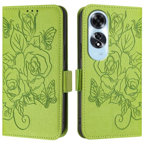 Étui Oppo A60 4G en cuir PU fin et élégant avec protection antichoc