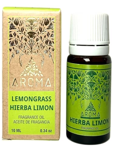 Aceite de Fragancia Lemongrass Aroma Fragrances Hierba de Limón 10ml. - HOSTENATURA