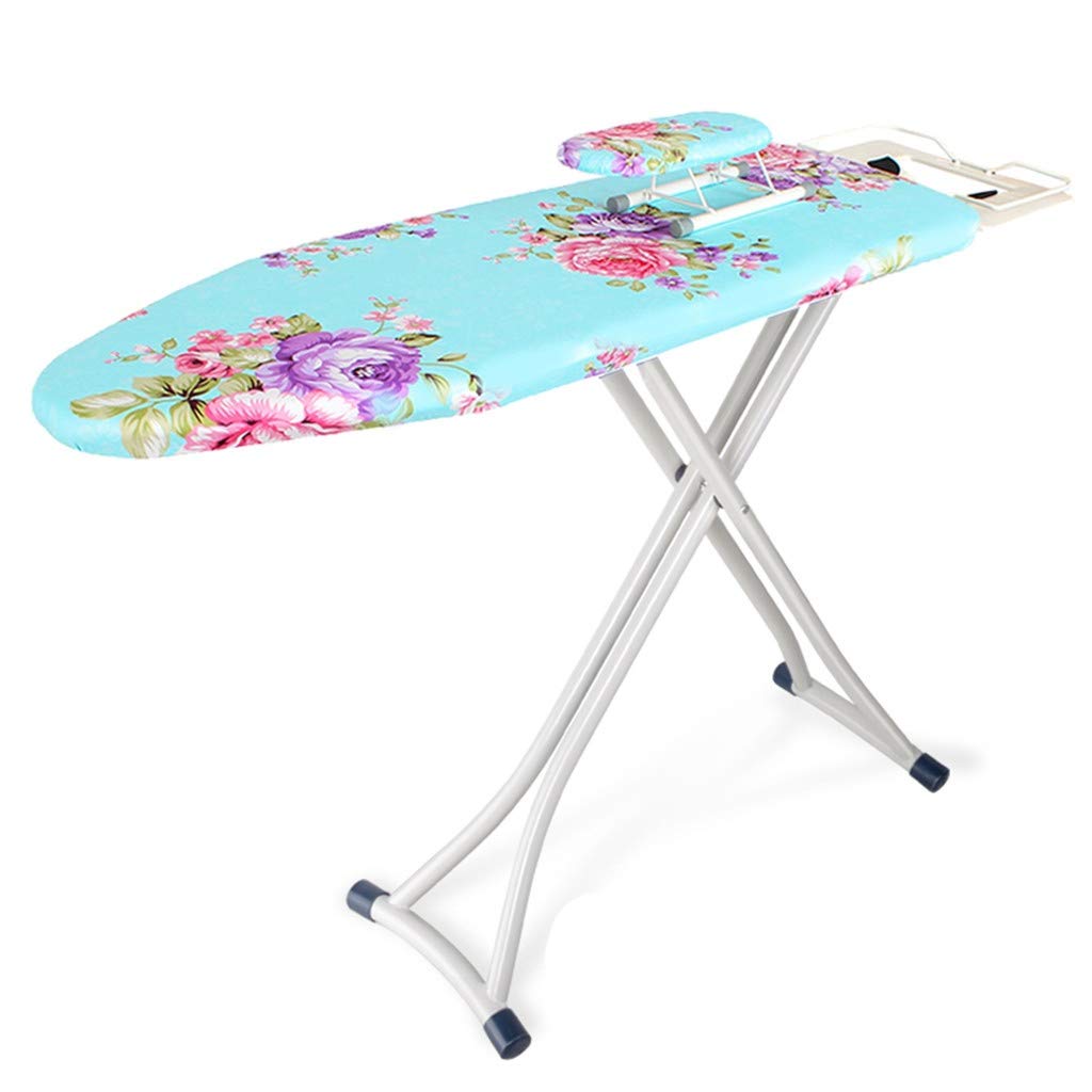 Tabla de Planchar para el hogar, Estampado Floral, Soporte Blanco, Mesa de planco Floral, Soporte Blanco, Mesa de Planchar, guardarropa, Centro Comercial, probador, Herramientas de Planchado