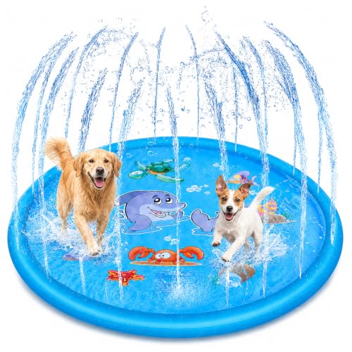 Dog Pool 100 cm - Dog Splash Pad Sprinkler Mat