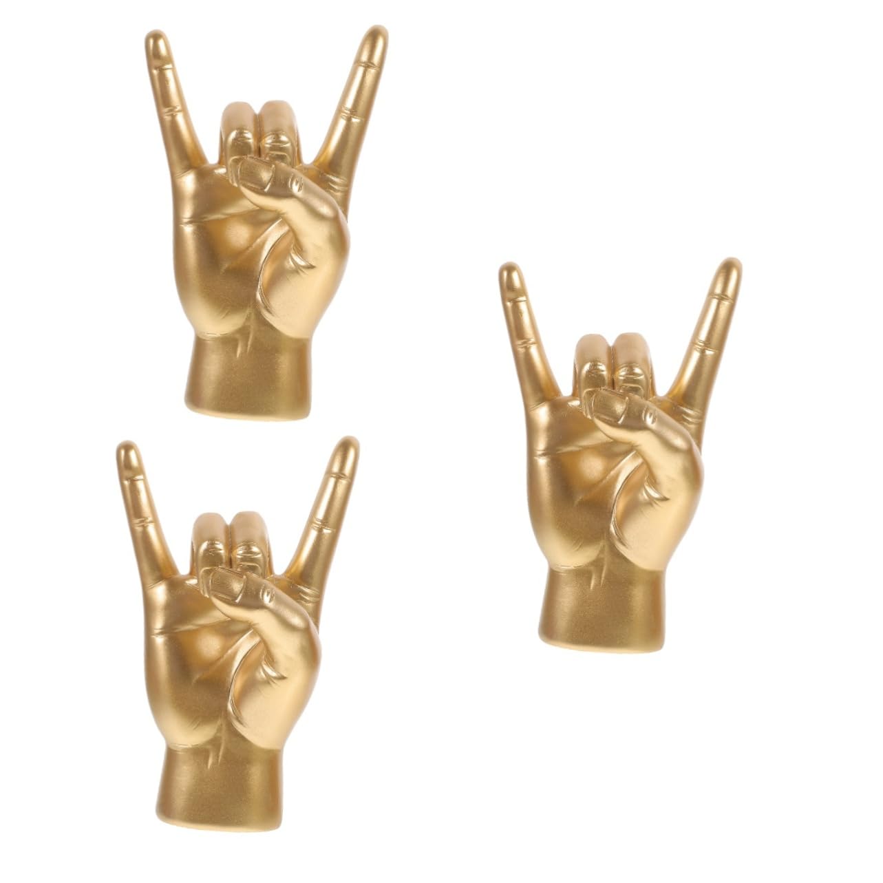 arredamento moderno per la casa 4pcs Rock Music Gesto Modello Mano Rock Gesto Decorazione Camera Da Letto Artigianato in Resina Artigianato Casa Gesto Dito Statua Scultura Nordica Gesto della Mano
