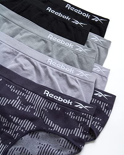 Reebok Girls Hipster Briefs - 8 Pack Breathable Stretch Performance Hipster Panties - Seamless Underwear for Girls (6-16)2