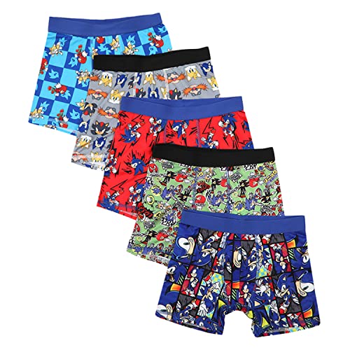 Sonic the Hedgehog 5pk Boys Boxer Briefs Set