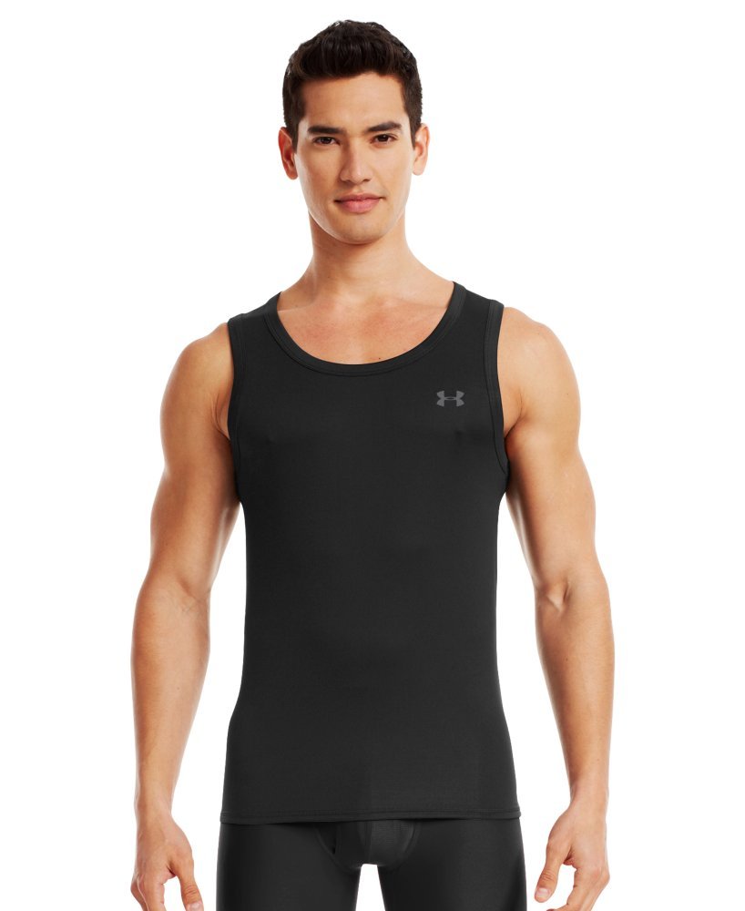 Under Armour HeatGear Fitted Lightweight Black Tank Top