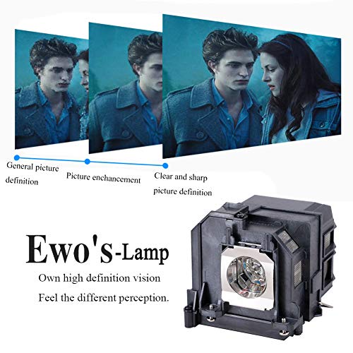 EWO'S ELP71 Replacement Projector Lamp for ELPLP71/V13H010L71 Epson Powerlite 470 475W 480 485W, BrightLink 475Wi 480i 485Wi, EB-470 475W 475Wi 480 480E 485W 485Wi 1410Wi 1400Wi Lamp Bulb Replacement