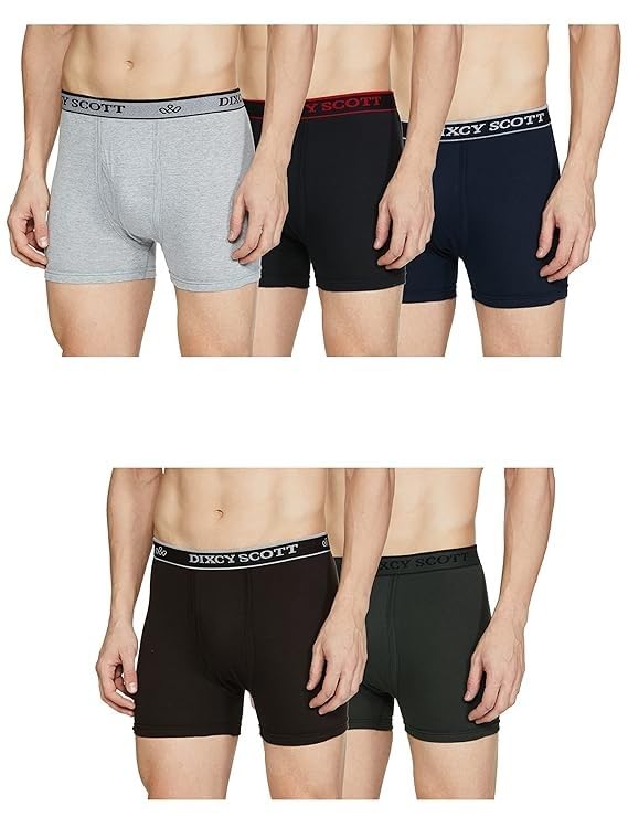 Image of Dixcy Scott Men Cotton Trunks (Color & Print May Vary)