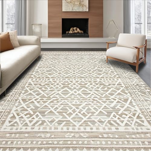 ODIKA Flatwoven High Traffic Area Rug 2x3, Sleek Modern Linear,